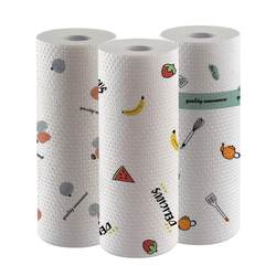 Kitchen paper, disposable lazy rag, dish towel, housekeeping cleaning, thickened absorbent, wiping table, wet and dry use