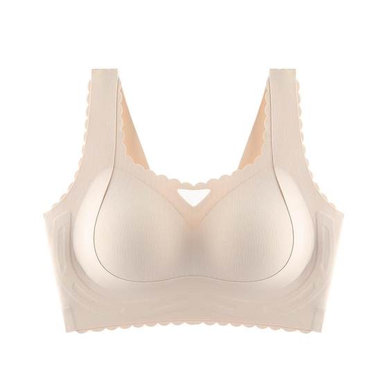 Mengbati traceless large size underwear girl's wire-free thin anti-sagging bra big breasts look small pair of breasts
Mengbati traceless large size underwear girl's wire-free thin anti-sagging bra big breasts look small pair of breasts