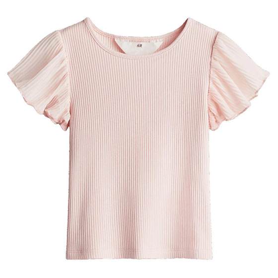 HM Children's Clothing Girls T-shirt 2025 Summer New Ribbed Round Neck Flying Sleeve Chiffon Breathable Comfort Top 1289502
HM Children's Clothing Girls T-shirt 2025 Summer New Ribbed Round Neck Flying Sleeve Chiffon Breathable Comfort Top 1289502