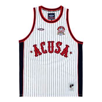 ACUSA SPORTS retro spliced ​​​​warm-up vest jersey ຂະຫນາດໃຫຍ່ profile double-layer embroidery craft DOY-04