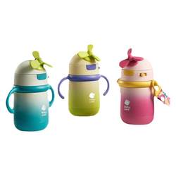 babycare children's wind elf thermos cup bbc baby water cup 316 stainless steel baby straw cup learning drinking cup