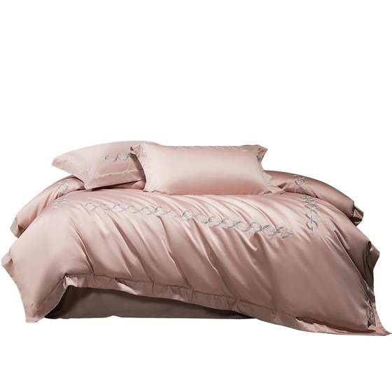 Mercury Home Textile Class A 140 Double Stand Horse Cotton Four-Piece Set High-end Tribute Satin Light Luxury Kit Embroidered Quilt Cover Bed Sheet Mercury Home Textile Class A 140 Double Stand Horse Cotton Four-Piece Set High-end Tribute Satin Light Luxury Kit Embroidered Quilt Cover Bed Sheet