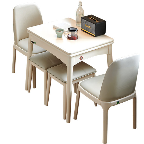 Dining table household solid wood folding telescopic dining table space-saving multifunctional cream style modern simple rectangular dual-purpose
Dining table household solid wood folding telescopic dining table space-saving multifunctional cream style modern simple rectangular dual-purpose