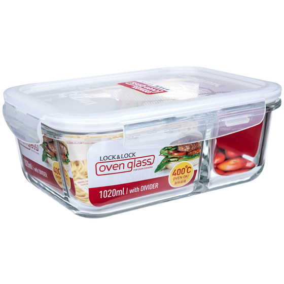 Lekou Lekou Glass Lunch Box Separate Microwave Oven Special Heat Resistant Office Divided Bento Box Sealed Freshness Preservation Box Lekou Lekou Glass Lunch Box Separate Microwave Oven Special Heat Resistant Office Divided Bento Box Sealed Freshness Preservation Box