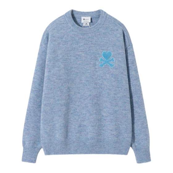 tokidoki high-end mixed color mohair sweater for men and women, the same style as autumn and winter lazy style thickened sweater top tokidoki high-end mixed color mohair sweater for men and women, the same style as autumn and winter lazy style thickened sweater top