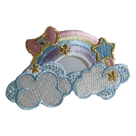 Taolefu new product bag accessories cloth mount decoration cat color cloud shoes hat embroidery ironing badge repair hole DIY Taolefu new product bag accessories cloth mount decoration cat color cloud shoes hat embroidery ironing badge repair hole DIY