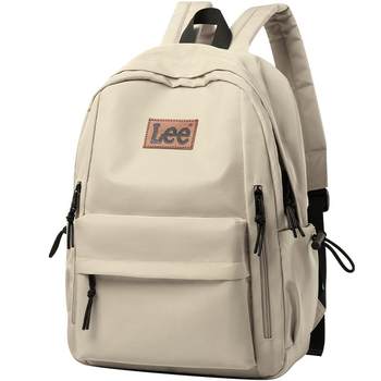 Lee Backpack ຜູ້ຊາຍ 2024 ຄົນອັບເດດ: ໃຫມ່ຂະຫນາດໃຫຍ່ຄວາມອາດສາມາດຄອມພິວເຕີກະເປົ໋າອະເນກປະສົງ Backpack Junior High School College Student Bag Women