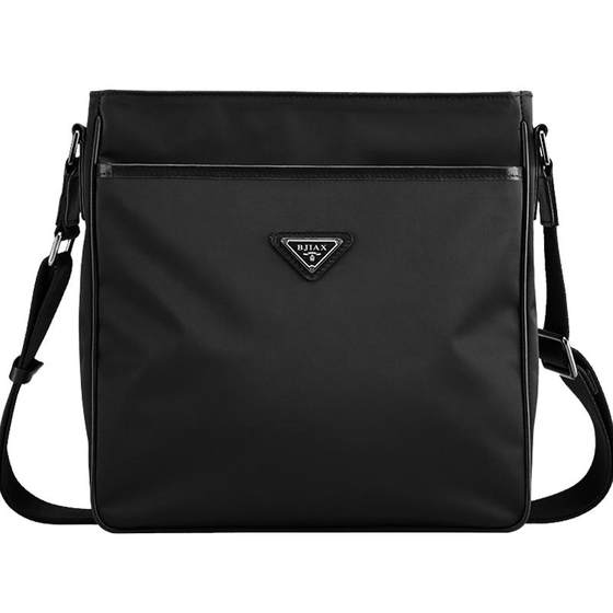 Baali Men's bag boutique men's bag casual shoulder bag messenger bag nylon cloth canvas bag men's Korean version Baali Men's bag boutique men's bag casual shoulder bag messenger bag nylon cloth canvas bag men's Korean version