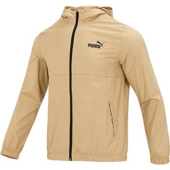 ເສື້ອຢືດ Puma woven men's 2024 summer new sportswear hooded top khaki jacket ແຫ້ງໄວ