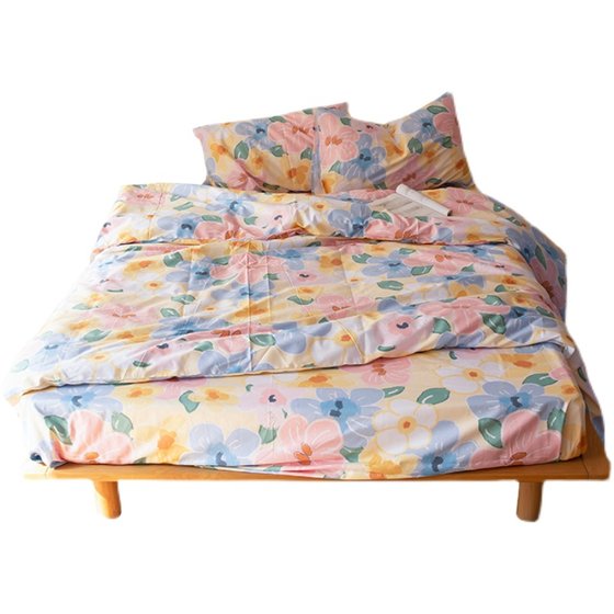 Pure cotton bed single -piece full quilt set 200*230 double 1.5m1.8m student dormitory bedding oblique pattern
Pure cotton bed single -piece full quilt set 200*230 double 1.5m1.8m student dormitory bedding oblique pattern