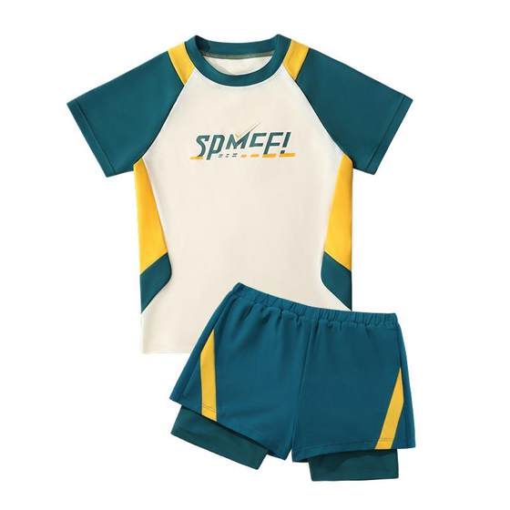 Children's swimsuits and boys' new style split medium-sized children's quick-drying swimsuits and swim trunks boys' professional swimming training set
Children's swimsuits and boys' new style split medium-sized children's quick-drying swimsuits and swim trunks boys' professional swimming training set