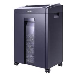 Deli 27530 paper shredder office large document shredder commercial high-power electric paper shredder electric document shredder office 23L large capacity household paper shredder