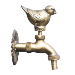 Animal faucet outdoor anti-freeze all-copper courtyard garden outdoor retro watering flower creative washing machine faucet home