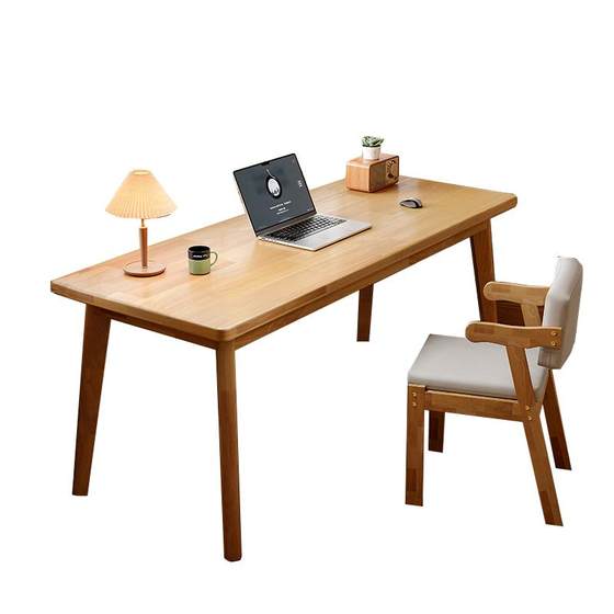 Solid wood desk adult home study desk small computer desk simple writing desk walnut desk work bench Solid wood desk adult home study desk small computer desk simple writing desk walnut desk work bench