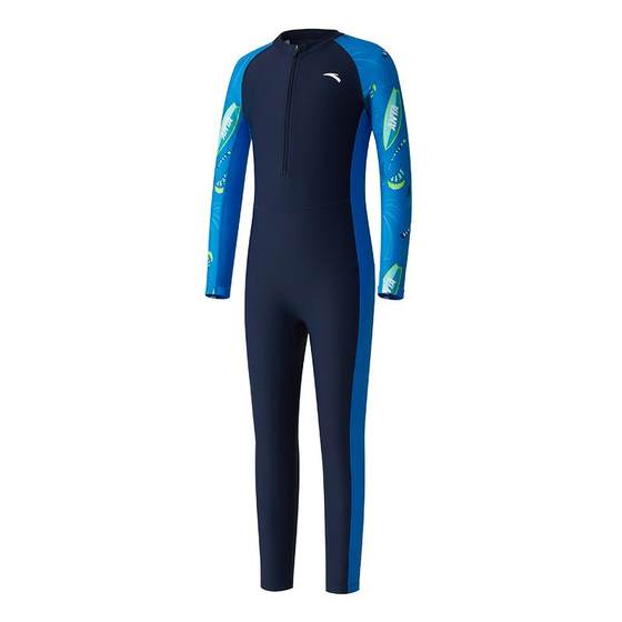 Anta children's swimsuit boys one-piece swimsuit girl swimsuit beach sun protection clothes long sleeves trousers
Anta children's swimsuit boys one-piece swimsuit girl swimsuit beach sun protection clothes long sleeves trousers