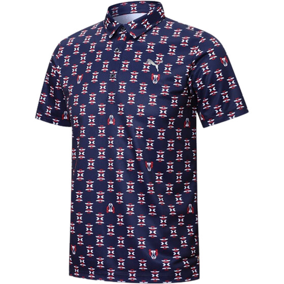 Puma/Puma genuine sports men's casual knitted fashion printed breathable lapel short-sleeved POLO shirt
Puma/Puma genuine sports men's casual knitted fashion printed breathable lapel short-sleeved POLO shirt