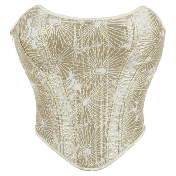 New style gold zipper multi-striped ladies strapless palace styling
New style gold zipper multi-striped ladies strapless palace styling