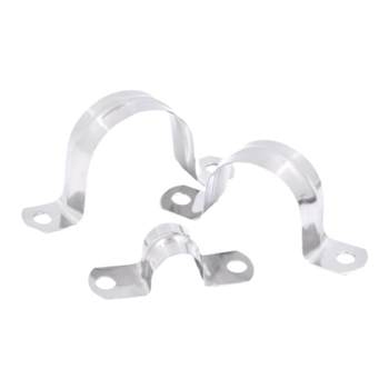 304 ແຜ່ນສະແຕນເລດຫນາ riding card saddle card ohm card U-shaped pipe clamp 201 stainless steel pipe clamp pipe clamp clamp