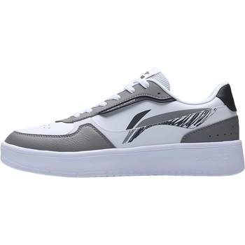 Li Ning Duda sneakers ເກີບຜູ້ຊາຍເກີບຜູ້ຊາຍເກີບບາດເຈັບແລະນັກສຶກສາພາກຮຽນ spring ຜູ້ຊາຍເກີບສີຂາວເກີບກິລາເກີບ