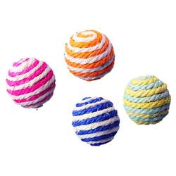 Sisal ball cat toy, self-pleasure and boredom relief tool, cat stick, teeth grinding and bite-resistant kitten supplies