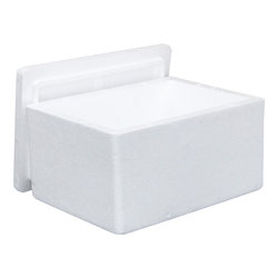 Postal No. 4 foam box insulated box wholesale 5 pounds of fresh fruits, vegetables, meat, seafood food grade thickened and high density free shipping