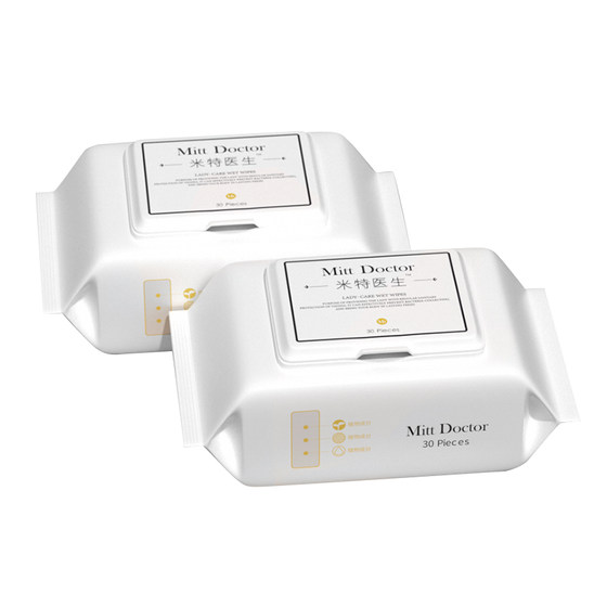 Doctor Mitt wet wipes private parts cleaning sterilization and sanitary wet tissues for women's care and hygiene wet tissues for 30 tablets/pack Doctor Mitt wet wipes private parts cleaning sterilization and sanitary wet tissues for women's care and hygiene wet tissues for 30 tablets/pack