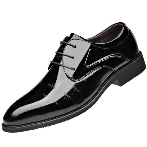 Fugui Bird Men's Leather Shoes Business Official Wear Genuine Leather British Pointed Patent Leather Glossy Wedding Groom Groom Suit Shoes
Fugui Bird Men's Leather Shoes Business Official Wear Genuine Leather British Pointed Patent Leather Glossy Wedding Groom Groom Suit Shoes