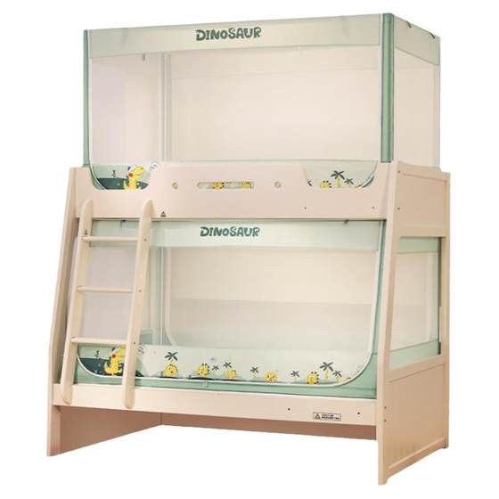 Kang Hengzi's mother bed Mosquito net Student children's bed double -layer trapezoidal upper and lower pipes integrated anti -fall anti -mosquito Kang Hengzi's mother bed Mosquito net Student children's bed double -layer trapezoidal upper and lower pipes integrated anti -fall anti -mosquito