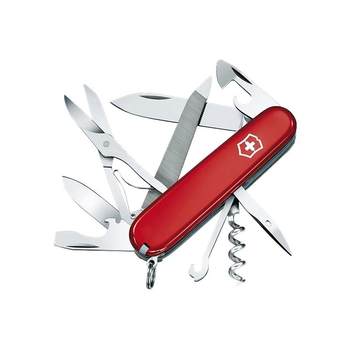 Victorinox Swiss Army Knife Mountaineer 91mm Military Knife Outdoor Multi-Tool ຂອງແທ້ມີດ Sergeant