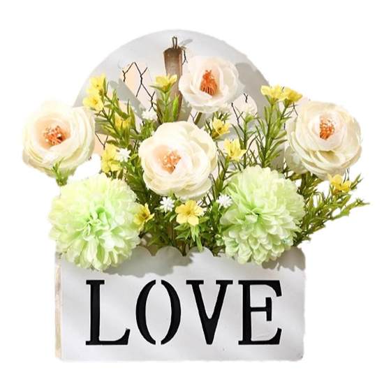 Wall hanging fake flowers simulated flower decoration wall wall flower basket indoor living room hanging home fence wall hanging dry flowers
Wall hanging fake flowers simulated flower decoration wall wall flower basket indoor living room hanging home fence wall hanging dry flowers