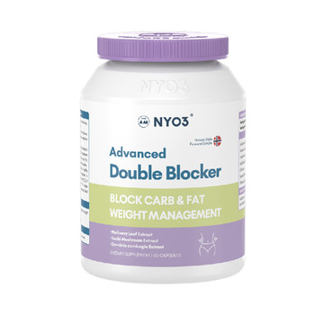 Norwegian NYO3 double blockage card pill capsule blocks carbohydrates , ໄຂມັນ, ໄຂມັນແລະທ້ອງ, ຄວບຄຸມ້ໍາຕານ, ນໍ້າມັນເຊື້ອໄຟແລະໄຂມັນ, ເສັ້ນໄຍພືດ