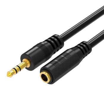 Tengfei audio extension cable headphone 3.5 extension cable adapter mobile phone computer desktop audio speaker cable aux plug 3.5mm male to female hole adapter cable 1 ແມັດ 2 ແມັດ 3 ແມັດ