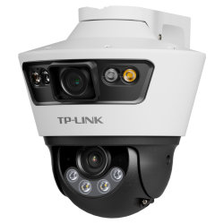 tplink camera home 360-degree dual camera poe powered outdoor wide-angle wired monitor spherical machine