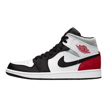 Jordan official Nike Jordan AJ1 sneakers ເກີບກິລາຜູ້ຊາຍ spring mid-top cushioning 852542