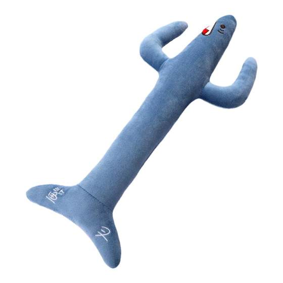 Sand sculpture shark fork plush toy pillow funny homophonic silly doll birthday gift boy style Sand sculpture shark fork plush toy pillow funny homophonic silly doll birthday gift boy style