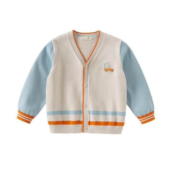 David Bella children's sweater cardigan 2025 autumn new style boys long-sleeved pure cotton knitted contrasting casual jacket
David Bella children's sweater cardigan 2025 autumn new style boys long-sleeved pure cotton knitted contrasting casual jacket
