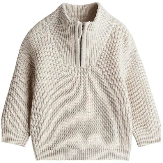 HM children's clothing baby boy sweater summer ribbed upper with zipper pullover knit sweater 1238072
HM children's clothing baby boy sweater summer ribbed upper with zipper pullover knit sweater 1238072