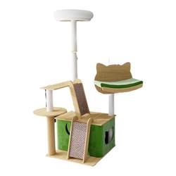 Cat climbing frame, cat nest, cat tree, one-piece cat scratching board, cat shelf that does not occupy an area and is stable, space capsule, kitten toy platform