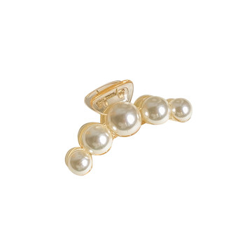 Pearl Clip Women's 2024 New High-end Hair Clip Back of Head Hair Shark Clip Large Clip Headwear Hair Clip