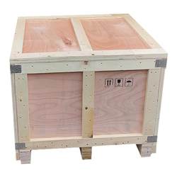 Customized export plywood wooden box fumigation-free vacuum packaging equipment packaging logistics transportation detachable large wooden box