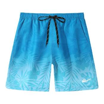 Pull back beach pants men's five-point quick-drying anti-embarrassment trunks swim men's beach shorts large size short spring hot spring shorts