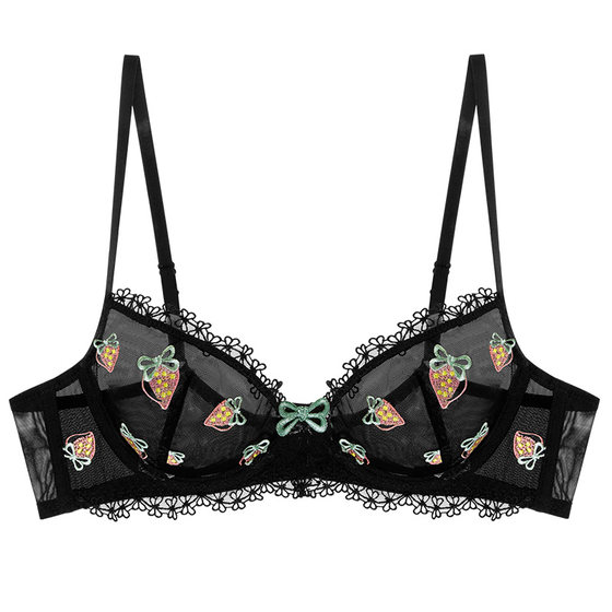 Girls' beautiful house underwear sexy ultra-thin perspective transparent style strawberry embroidered large breasts showing small lace bra bra and breasts
Girls' beautiful house underwear sexy ultra-thin perspective transparent style strawberry embroidered large breasts showing small lace bra bra and breasts