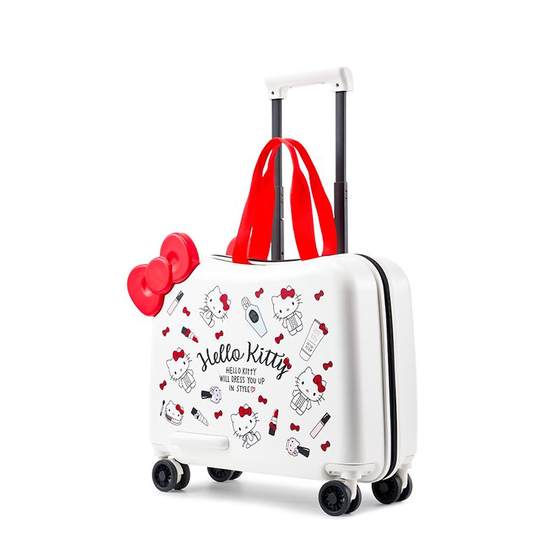 Ginza xHellokitty genuine co-branded cute women's suitcase children's trolley case password box 18-inch boarding
Ginza xHellokitty genuine co-branded cute women's suitcase children's trolley case password box 18-inch boarding