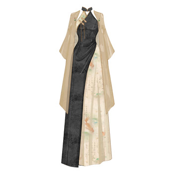 HardCandy ເຂົ້າຫນົມອົມແຂງຂະຫນາດໃຫຍ່ຕົ້ນສະບັບ Splendid Fenghua ຂະຫນາດໃຫຍ່ຕົ້ນສະບັບແບບແຫ່ງຊາດໃຫມ່ Dress ຈີນ
