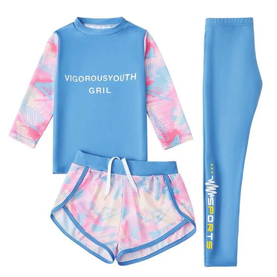 Children's swimsuit girls 2025 new long-sleeved trousers split sun protection quick-drying medium and large children's swimwear equipment full set
Children's swimsuit girls 2025 new long-sleeved trousers split sun protection quick-drying medium and large children's swimwear equipment full set