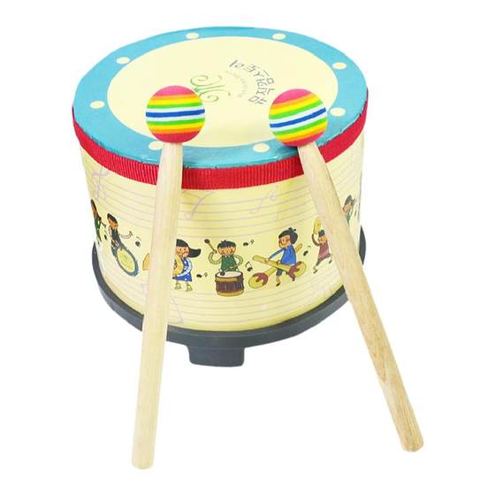 Children's drum instrument Orff hitter patting double-sided Korean ground drum kindergarten baby early education music set
Children's drum instrument Orff hitter patting double-sided Korean ground drum kindergarten baby early education music set