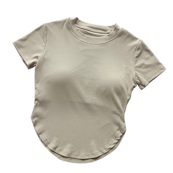 Yoga suit with chest pad short sleeves for women running sweating body clothes quick-drying slimming casual moisture absorption sports T-shirt summer
Yoga suit with chest pad short sleeves for women running sweating body clothes quick-drying slimming casual moisture absorption sports T-shirt summer