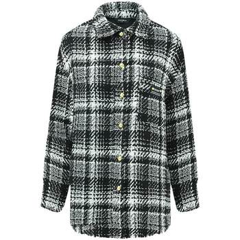 COCOBELLA ເສື້ອຢືດ floral gauze plaid ຫອມນ້ອຍ feminine commuter shirt style tweed jacket WL513