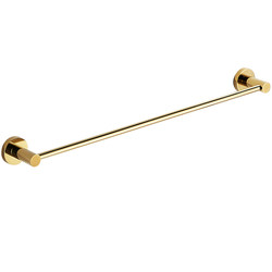 All-copper towel rack single-pole towel bar shower room balcony cross-bar bathroom toilet storage rack hanging rod without punching