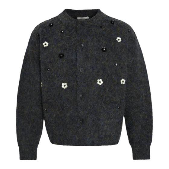 VERY FEWEST high-end handmade beaded small flower sweater cardigan men and women loose lazy knitted sweater
VERY FEWEST high-end handmade beaded small flower sweater cardigan men and women loose lazy knitted sweater